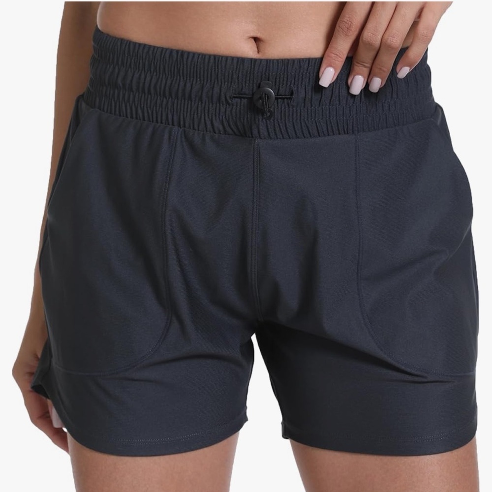 Women's dark charcoal grey Athletic Shorts size XS extra small - Picture 2 of 5